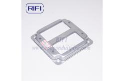 China 4 Square Metallic Surface Cover 2 Duplex Receptacle supplier