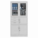 Light Gray 3 Drawers Waterproof Metal Storage Cabinet for sale