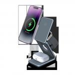 15W Fast Charge 4 In 1 Wireless Charger With Aluminum Alloy Casing for sale