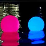 Remote Control IP65 Rated Glow Ball Light With 120° Beam Angle Outdoor Decoration for sale