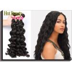 6A Grade Virgin Hair Unprocessed Brazilian Human Hair , One-directional Cuticles Big Curl for sale