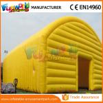 Yellow And Blue Tennis Field Inflatable Party Tent / Air Cover Inflatable Tennis Court Enclosure for sale