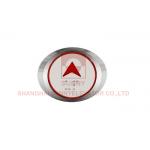 Elevator Up Button Red Led / Blue Led / Yellow Led Transparent Plastic Characters for sale