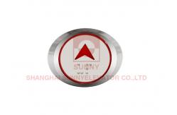 China Elevator Up Button Red Led / Blue Led / Yellow Led Transparent Plastic Characters supplier