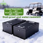 CTS 48V 64V 72V 100Ah 105Ah Golf Cart Battery LiFePO4 with Bluetooth Smart BMS Long Life IP65 Waterproof for sale