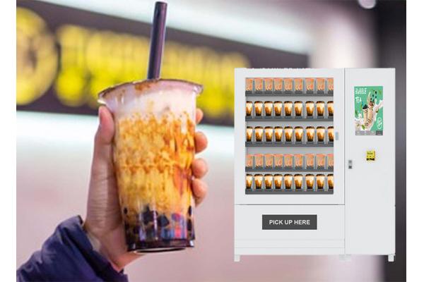 OEM Bubble Milk Tea Vending Machine With 22 Inch LCD
