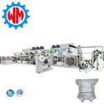 Easy Maintenance Baby Diaper Making Machine Automated Material Distribution for sale