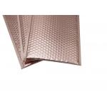 Rose Gold Metallic Bubble Wrap Lined Envelopes Hot Stamping for sale