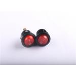 13A125V 10A250V Round Rocker Switch With Led Light , Waterproof 3 Way Rocker Switch