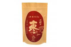 China ISO9001 Laminated See Through Pouches Resealable Kraft Paper Bags With Window supplier