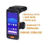 RFID NFC 125K UHF Android Data Collector Handheld Terminal Barcode Scanner PDA for sale