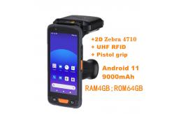 China RFID NFC 125K UHF Android Data Collector Handheld Terminal Barcode Scanner PDA supplier