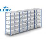 Multi Level Light Duty Racking With Mesh Back Q235B Steel Powder Coated Finish for sale