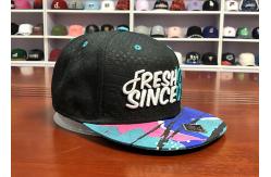 China Customize Debossed Snapback Hats And Caps Mens 3D Embroidered With String supplier