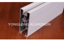 China White Wardrobe Aluminium Profile For Cabinets Rectangular Shape supplier