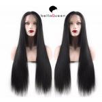 Stock Soft Malaysian Micro Braided Long Straight Full Lace Wigs Human Hair for sale