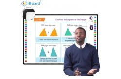 China Iboard Classroom 102 Inch Smart Touch Board Interactive Whiteboard With Projector supplier