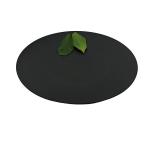Home Matte Black Melamine Plates Round Dinnerware Plate Set 13'' for sale