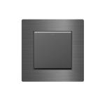 UK Standard Electrical Wall Switch , 250V  2 Gang 1 Way Light Switch for sale