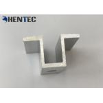 6063 / 6061 / 6082 Solar Roof Mounting Systems Aluminum Extrusion Shapes Middle Clamp for sale