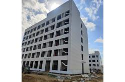 China Modern Prefabricated Steel Structure Building With PU Sandwich Panel supplier