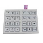 24 keys compact format Dot matrix membrane keypad for  lab , hospital for sale