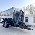 28 Cubic Meter Grain And Fertilizer Transport Truck Grain Carrier Truck for sale