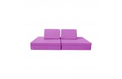 China Safe Indestructible Modular Foam Play Couch For Toddlers OEM supplier