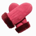 Wholesale sheepskin warm  gloves mittens in winter for sale