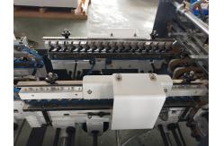 China 800gsm Cardboard Hook Bottom Lock Box Folding Machine 300m/Min supplier