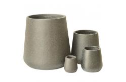 China Enhance Your Garden With Elegant Fiber Clay Planters Round Shape supplier