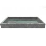 Green Food Serving Tray High Durability Stable Performance 28cm x 16cm for sale