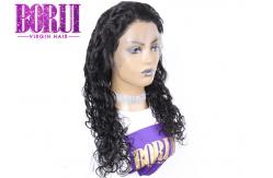 China Double Weft Natural Wave 350g Full Lace Human Wigs supplier