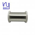 High Purity Silver Plated Enamelled Copper Wire Awg 40 0.08mm For Voice Coil for sale
