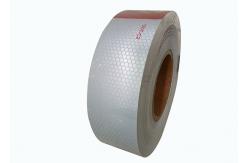 China Trailer Dot C2 Reflective Tape Self Adhesive , Dot C2 Conspicuity Tape White Red supplier
