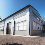 Lightweight Prefab Steel Warehouse Building , Prefab Steel Frame Commercial Building for sale