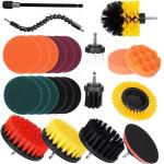Durable 10cm Drill Cleaning Brush Kit 24pcs Multifunctional for sale