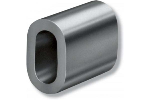 Round Aluminium Alloy Wire Rope End Stop 3.1 T / TKH Ferrules