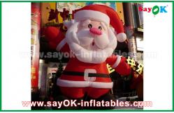 China Customzied Various Inflatable Santa Claus Cartoon Characters For Christmas supplier