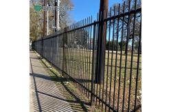China Galvanized Finish Tubular Steel Fence Corrosion-Proof supplier