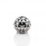Silver Zinc Alloy Perfume Cap Fully Polished Mirror Finish Good Tightness for sale