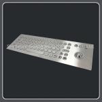 Embedded Typa Industrial Keyboard With Trackball 304 Stainless Steel Material for sale