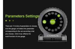 China Cluster Programmer OBDII Autometer Turbo Boost Gauge 2.36 Inches supplier