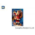 Customized PET 3D Printed Christmas Card / Lenticular Card Printing for sale