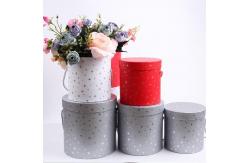 China Flower Recyclable Paper Cylinder Gift Boxes Packaging 1.0 - 3.0mm Paper Thickness supplier