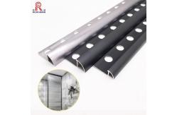 China Round Shape Aluminum Floor Edge Trim Anodized Edge Ceramic Trim Line supplier