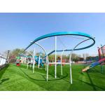 Non Powered Steel Interactive Playground Equipment Zipline Roller Coaster Equipment For Amusement for sale