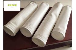 China 450gsm~550gsm Alkali Resistant Polypropylene Felt Filter Bags for Dust Removal and Oil Proof supplier