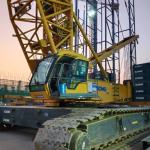 18m - 102m Boom Second Hand Crawler Cranes For Lifting And Transshipping Large Items for sale