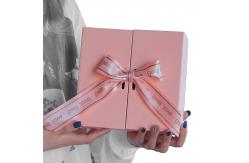 China Environmental Paper Boxes with Magnetic Closure and Ribbon Custom Logo Gift Packaging supplier